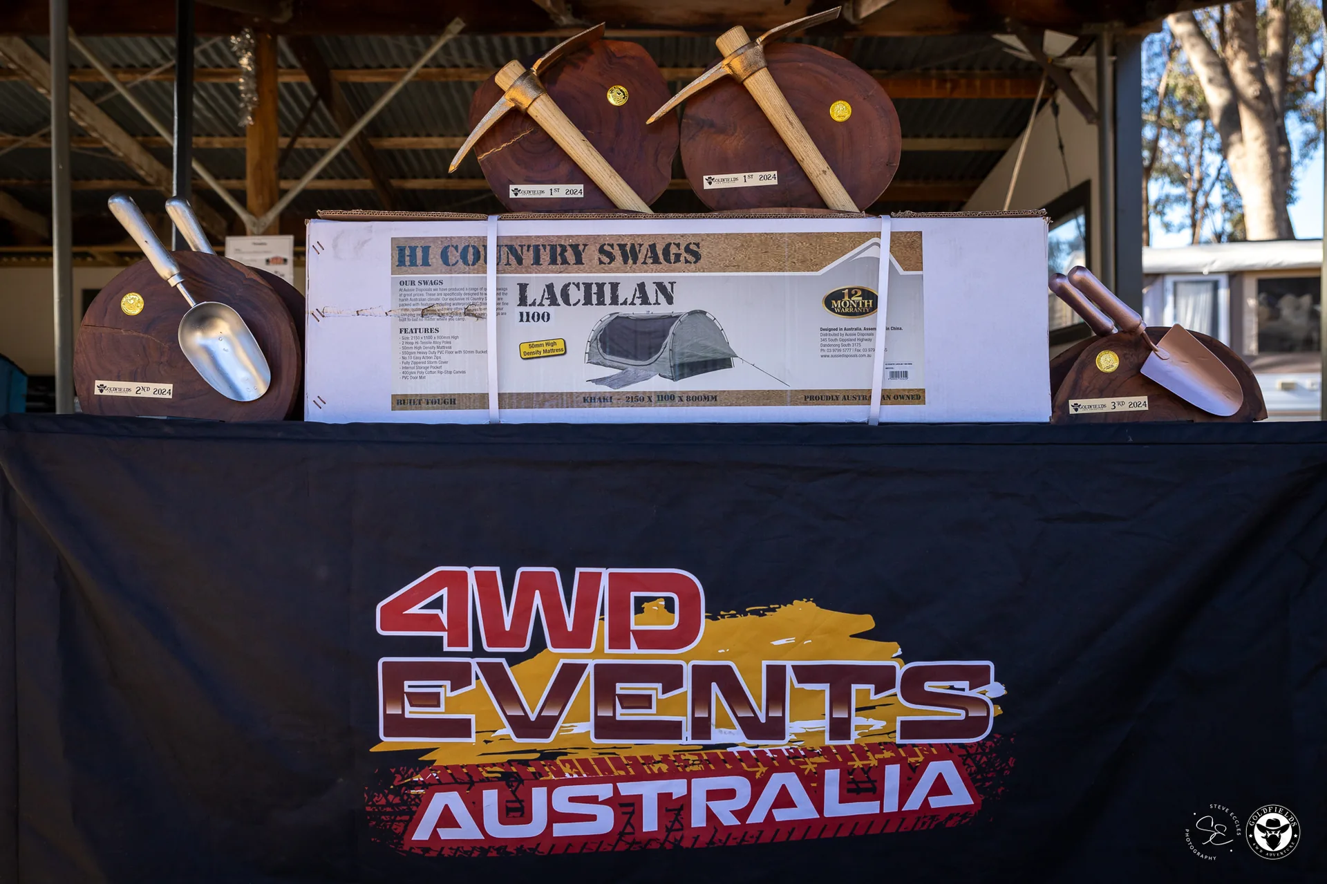 Sponsor product prizes at Amazing Race Goldfields