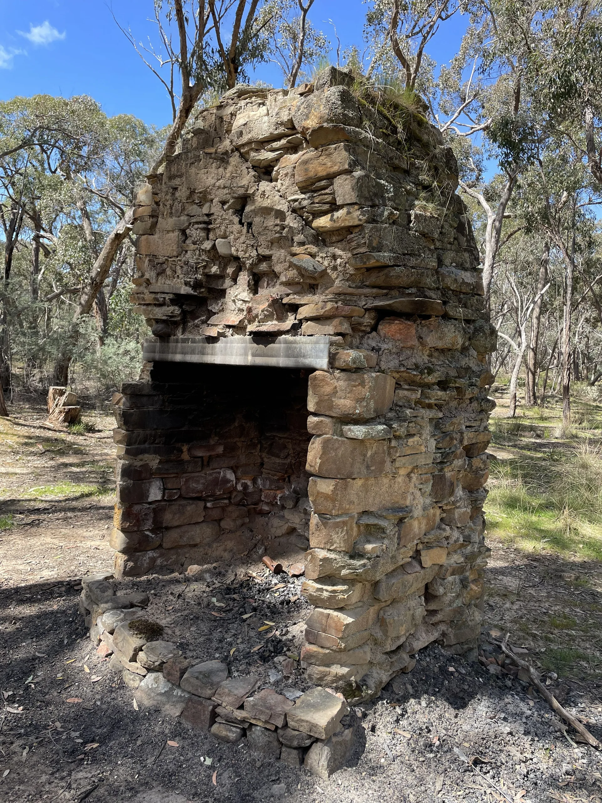 Stone bread oven relic in the Goldfields forest