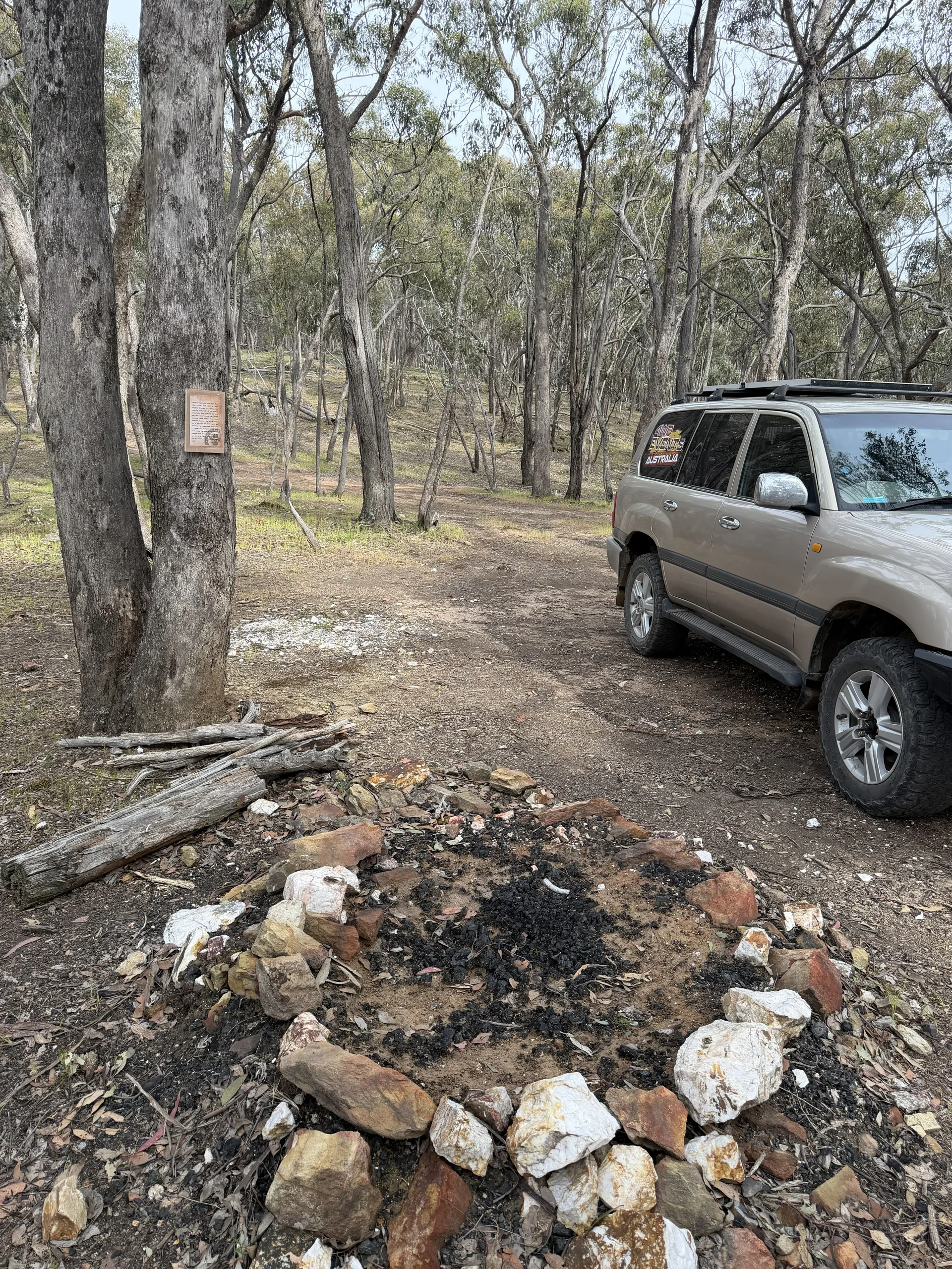 4WD Events Australia LandCruiser at heritage site