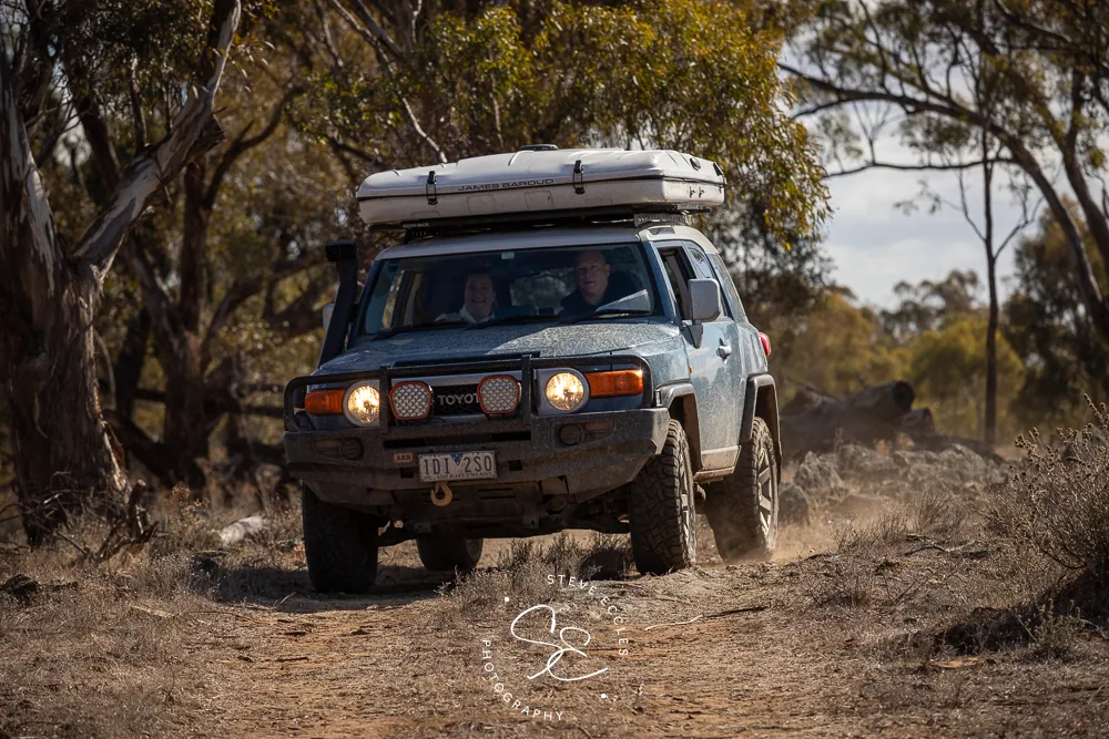 4WD on Wimmera sandy track